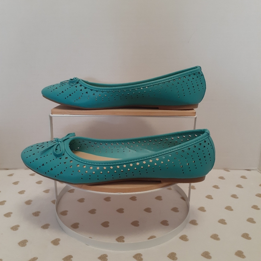 🔥3/$70 🎉S-HP🎉 *NWOT* JustFab "Dot" Women's Shoes - Picture 4 of 7